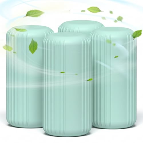 4-Pack Automatic Toilet Bowl Cleaner, Hands-Free Toilet Tank Cleaner with Long Lasting Freshness, Prevents Limescale & Stains, Décorations de maison