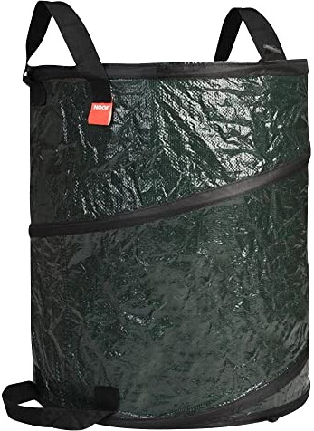 Gartensack POP-UP Größe XL 200 Liter – Gartenabfallsack selbststehend und faltbar – reißfester Laubsack zum Transport von Gartenabfällen wie Grünschnitt und Baumschnitt - Ø 70 x 60 cm