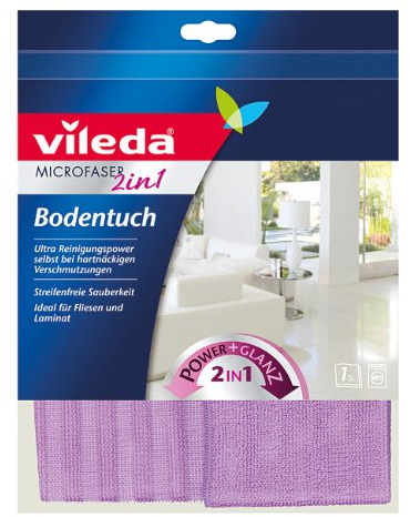 Vileda 114303 Accesorio para trapeador Mop Wet Pads Azul - Accesorios para trapeador (Mop Wet Pads, Azul, Microfibra, Nylon, Poliéster, 1 Pieza(s), 500 mm, 400 mm)