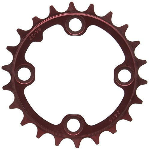 Sram Unisex – Erwachsene Schutz Kettenblatt MTB, Schwarz/Rot, Einheitsgröße