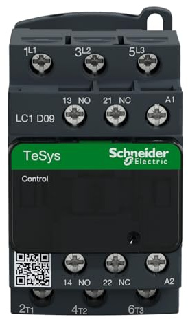 Schneider Electric TeSys D contactor - 3P(3 NO) - AC-3 - = 440 V 9 A - 120 V AC coil