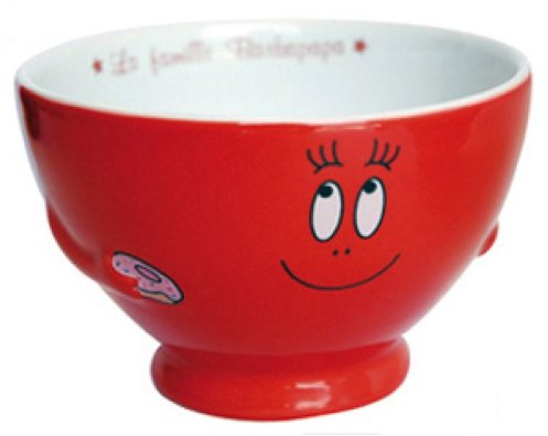 Barbapapa - Retro Müslischüssel Frühstücksschüssel (Barbawum) Rot...toll verpackt in einer tollen Barbapapa-Geschenkbox