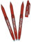 Pilot Frixion Tintenroller (radierbar) 3 Stück Conipa-Set | Verschiedene Farben zur Auswahl (Rot)
