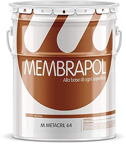 Membrapol Metacril 64 confezione da 10 Lt resina per pavimenti stampati e pareti colore trasparente SPEDIZIONE GRATUITA