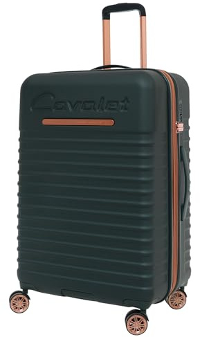 Bowatex Große Hartschalentrolley Koffer Dunkel Grün Rollenkoffer 73 cm Cavalet