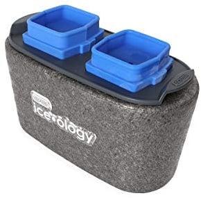 Dexas Ice•Ology Silicone Clear Ice Maker Tray for Crystal Clear Craft Cocktails - 2 Round Spheres