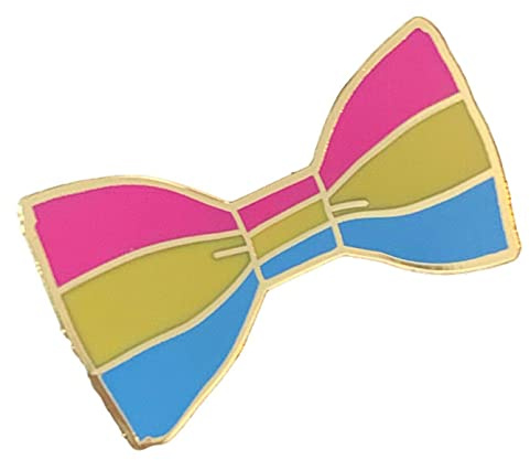 emblems gifts Smartbadge® Pansexual Gay Pride Bow Tie Enamel Lapel Pin Badge