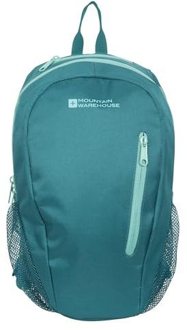Mountain Warehouse Esprit Rucksack 8 Liter - Kleiner, Leichter Tagesrucksack mit Airmesh-Rückseite, Laptop- und Flaschen-Tasche - Festivals, Alltag, Herbst Petrolblau Einheitsgröße