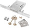 ASSA ABLOY CORNI Serratura elettrica da applicare NF5011/1GR Multipla Corni con cilindro fisso Grigio