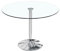 MerkaHome - Mesa Comedor Cristal Redonda 90 CM Romeo