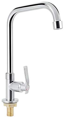 Miscelatore per acqua, rubinetto girevole per lavello da cucina girevole a 360 gradi Miscelatore per acqua fredda, moderno rubinetto per lavabo commerciale senza piombo adatto per rubinetto monoforo 1