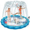 PELLOR 68 Splash Pad for Kids and Dog, Large Size Splash Water Play Mat, Sprinkle Splash Pad Summer Spray Toys for Kids and Outdoor Garden Family Activities