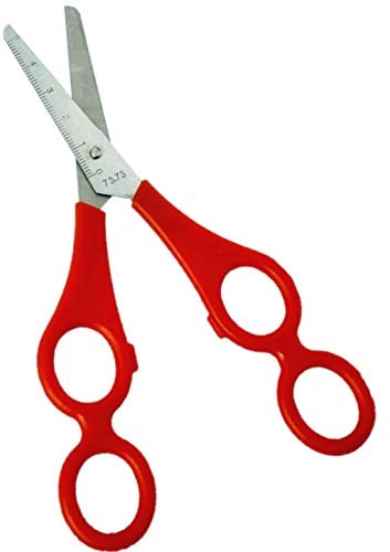 Therapeutenschere- Mutter-Kind- Schere mit Doppelgriff + Gratis Minis Überraschung (Rechtshand, ROT)