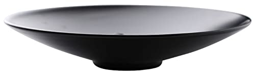 Plato de Cena Plato de cerámica Negro Mate Juego de Platos de Cena for Restaurante Plato de Sopa Grande Plato de Cocina