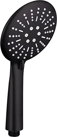 Pommeau de douche noir 3 jets MERIDA by Eurosanit