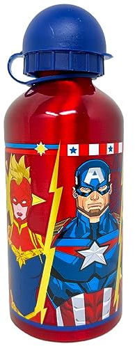CARTOON Borraccia in alluminio Capitan America Hulk Iron Man bottiglia con ciuccio per bambini da 560 ml