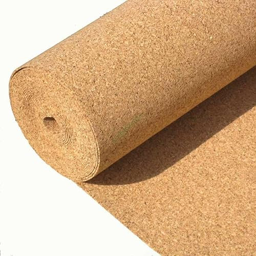 Cork Underlay 4mm Thick 1m x 5m - 5m2 Cork Sheet Roll