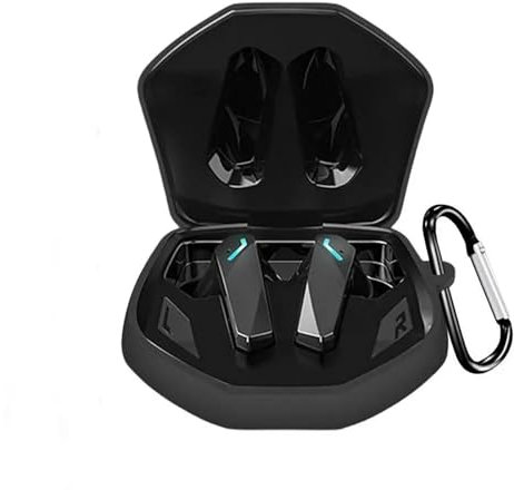 Headphone Storage Case For Lenovo GM2 PRO Wireless Headset Cover Silicone Carry Bag Shockproof Earphone Protector with Carabiner