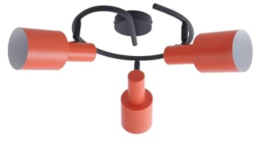 Lindby Strahler Ovelia (Modern) in Gelb aus Metall (3 flammig, E27) - Deckenlampe Deckenleuchte Lampe Spot Wohnzimmerleuchte