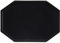 Waschtisch Organizer Badewannen Tablett Waschbecken Organizer Silikon Seifenhalter Tablett für Küche Badezimmer Couchtisch Theke Schwarz 20,3×14.5 cm