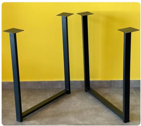 Générique Lot de 2 Pieds de Table à Manger en U en métal