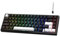 TRyYCB Retro Grey Red 60 Percent Mechanical Gaming Keyboard Gasket Mounted Backlit Design With Arrow(Black)