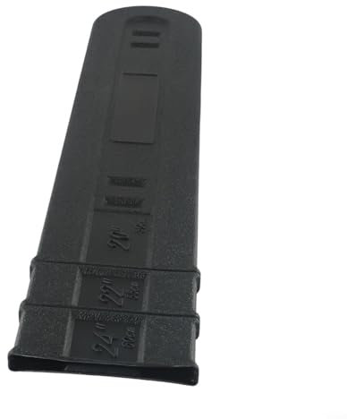 Funda Protectora para Barra de Motosierra de 20 Pulgadas, 22 Pulgadas, 24 Pulgadas, Funda Protectora para Hoja de Motosierra, Plástico Negro