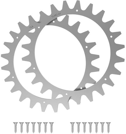 Moupaa TLMC-01 Anti-Rutsch-Roboterspikes für McCulloch ROB R600 / R800 / R1000 Mähroboter Radspikes für Traktionsverstärker Zubehör Off-Wheel mit 14 Schrauben