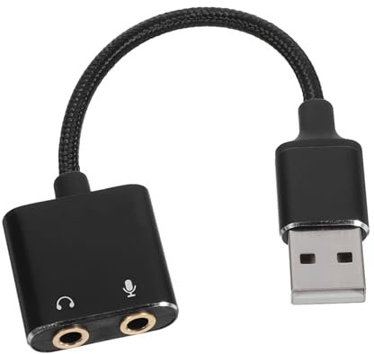 ARTIBETTER Carte Son Externe Convertisseur De Casque Interface Microphone Répartiteur Audio Interface Audio Pc pour Smartphones