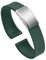 ULLCHRO Uhrenarmband 20mm 22mm Gummi FKM Schnellverschluss, Fluorkautschuk Armband für Herren mit Edelstahl Schnalle, Ersatzarmband für Uhren für Sportuhren und Taucheruhren (22mm, Dunkelgrün)