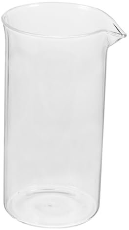 ULTECHNOVO Replacement Glass Coffee Pot for Coffee Press with Comfortable Grip and Antislip Design, 600ml Capacity, Heat-Resistant Glass Suitable for Kitchen and Office Use