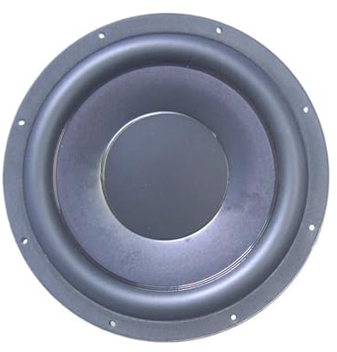 BGDIEAKIN Altavoz de Graves Redondo superfino de 8 Pulgadas, Altavoz de salón de 450W y 4Ohm, Altavoz de Doble Bobina Modificado, 1 ud.