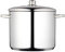 MasterClass Induction-Safe Stainless Steel Large Stock Pot with Lid, 14 Litre