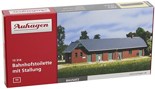 Auhagen 13314 - Bahnhofstoilette mit Stallung