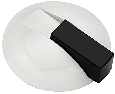 HEWI 4014884039113 Türpuffer 625, ø 85 mm, AnschLochabstandgh. 22,5 mm, Bodenmon. Nylon reinweiß