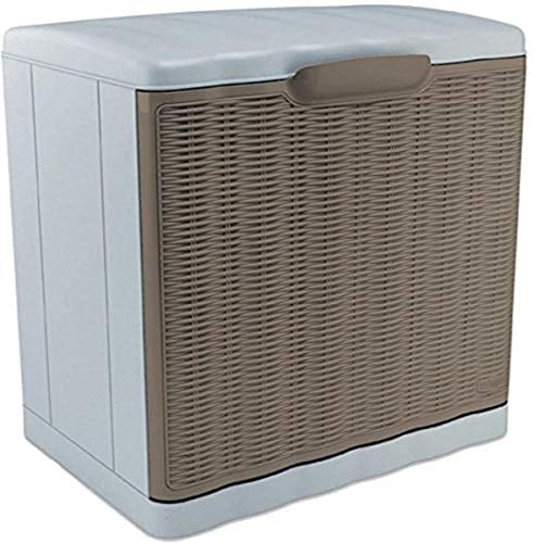 Stefanplast 30341 Schuhschrank-Box, Aufbewahren, In Rattanoptik aus Kunststoff, 40 x 30 x 40 cm