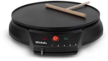 Winkel GOO30 Crepes-Maker / 30cm Durchmesser / 5 Wärmestufen / inklusive Teigverteiler / 1000 W / schwarz