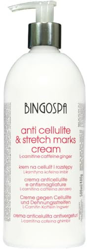 Körpercreme für Cellulite und Dehnungsstreifen 500 ml BINGOSPA
