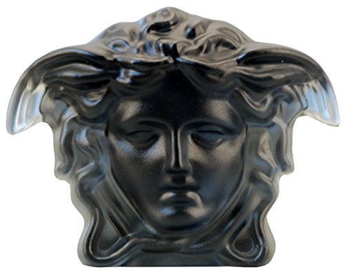 Rosenthal Versace Treasury Briefbeschwerer in schwarz