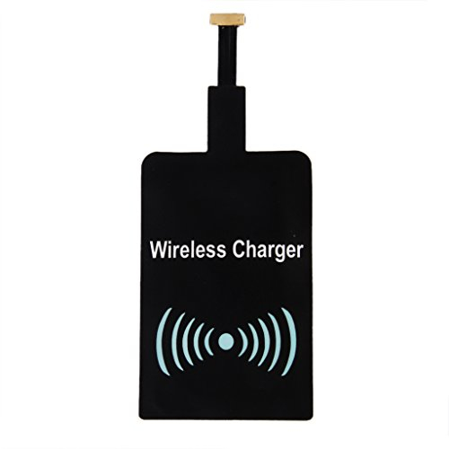Generic Qi Wireless Ladeadapter für Handy Micro 5Pin Universal, Induktion, Schwarz