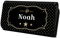 Geldbörse mit Namen Noah - Design Retro Wappen - Brieftasche, Geldbeutel, Portemonnaie, personalisiert für Damen und Herren
