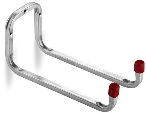 OrgaTech 3 x Doppelhaken 120 x 250 mm Gerätehalter Montagehaken Allzweckhaken