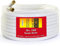 Trendsky 30 Meter Koaxialkabel 95 dB Sat Kabel Koax Antennenkabel Satellitenkabel, Stahl-Kupfer, für Full HD TV, 3D, DVB-S / S2 DVB-C und DVB-T BK Anlagen, Digital Fernsehen, Class-A