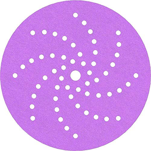 sia Abrasives 1546.3150.0080 siafast S Performance Series 150 Paper Disc, 57 Hole, 150mm Diameter, 80 Grit, Pack of 100