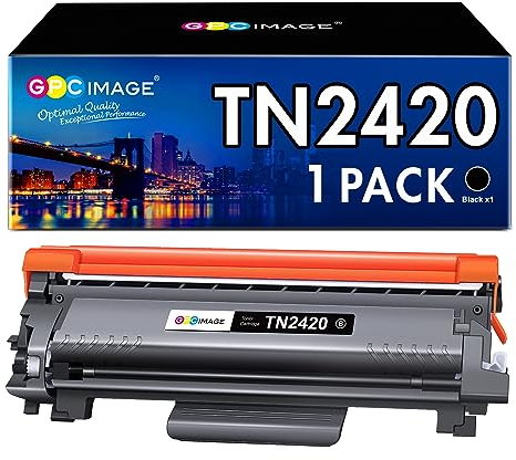 GPC IMAGE TN2420 TN-2420 Kompatible für Toner Brother MFC L2710DW TN2410 TN 2410 für L2710DW MFC-L2710DN HL-L2350DW HL-L2375DW MFC-L2750DW HL-L2310D MFC-L2730DW HL-L2370DN Tray (Schwarz)
