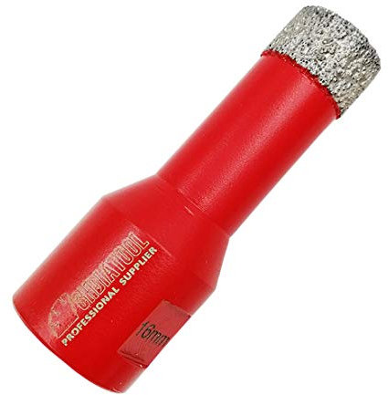 SHDIATOOL Dry Diamond Drill Core Bit Diameter 16mm Vacuum Brazed Drilling Porcelain Tile Granite Marble