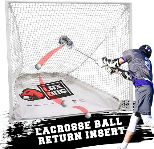 Goal Sports Innovation Lacrosse Torball Return/Retriever Einsatz für Lacrosse-Tore, ein Lacrosse-Rebounder für Schießtraining, Übung, Lax-Hund (1,8 x 1,8 m)