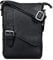 ROYALZ 'Louisiana' Leder Umhängetasche Klein für Männer Herren Ledertasche Mini Seitentasche Vintage Look Tasche zum Umhängen, Farbe:Schwarz