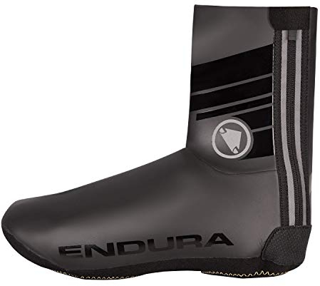 Endura Herren Rennrad-Neopren-Überschuh | Wasserdicht Überschuhe, Schwarz, L