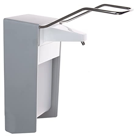 Allpax Eurospender 500 ml - Armhebel lang - Edelstahlpumpe - für Seife und Desinfektionsmittel - für zu Hause & Krankenhäuser - 121°C autoklavierbar/sterilisierbar